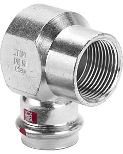 Viega angle Prestabo 601294 28 mm x Rp 3/4, 90 degrés, acier non allié, SC-Contur