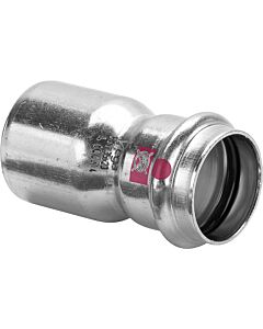 Viega Prestabo réducteur 558499 18 x 15 mm, avec SC-Contur, en acier non allié galvanisé