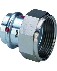 Viega 559205 Prestabo de 28 mm x 1 1/4 pouce, acier, joint plat non allié, contour SC