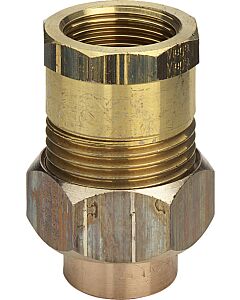 Viega pipe fitting 107918 35 mm x Rp 2000 2000 /4, gunmetal/brass, conical sealing