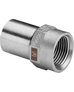 Viega Temponox insert 812683 18 mm x Rp 3/4, steel, rustproof, Rp thread, spigot end