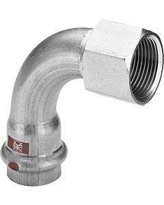 Viega Temponox bow 812546 28 mm x Rp 2000 , 90 degrees, steel, rustproof, Rp thread, SC-Contur