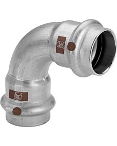 Viega Arc Temponox 809690 54 mm, 90 degrés, acier, antirouille, SC-Contur