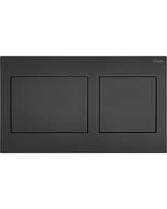 Viega Visign pour plaque de commande Style 801724 220x130x8mm, pour réservoir encastré, plastique noir mat