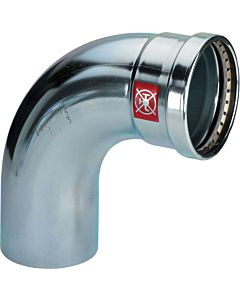 Viega Prestabo bow 597665 88.9 mm, 90 degrees, unalloyed steel, SC-Contur, insertion end