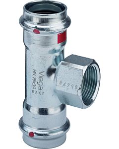 Viega Pièce en T Prestabo 558949 35 mm x Rp 3/4 x 35 mm, acier non allié, SC-Contur, polygonale