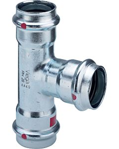 Viega Pièce en T Prestabo 558734 28 x 22 x 28 mm, acier galvanisé, SC-Contur