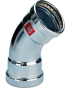 Viega Prestabo 597603 64 mm, 45 degrés, acier non allié, SC-Contur