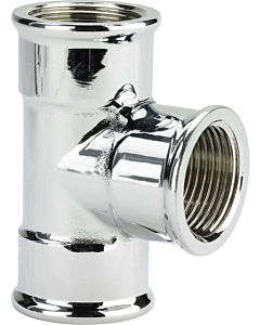 Viega T-Stück 1622 3/4" Rp, Rp dreiseitig, Messing, verchromt