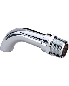 Viega outlet pipe 141752 G 2000 / 2x110mm, chrome-plated brass, with hexagon