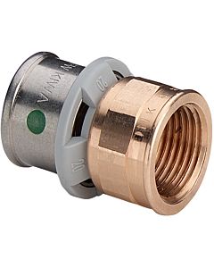 Viega Sanfix-P adapter 304843 20 mm x Rp 3/4, with SC-Contur, gunmetal