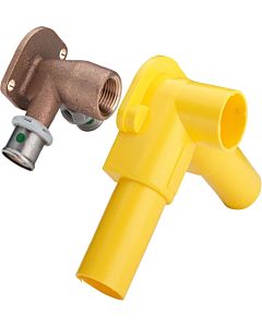 Viega Sanfix-P double wall panel 303648 gunmetal, 16mmxRp 2000 / 2, SC-Contur