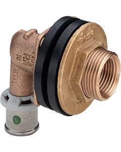 Viega Sanfix-P Wanddurchführung 310745 Rotguss, 16xRp 1/2xG 3/4x18mm, winklig