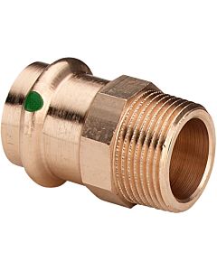 Viega  Übergangsstück Sanpress 2211 22 mm x 3/4" AG, RG, Mehrkant, SC-Contur