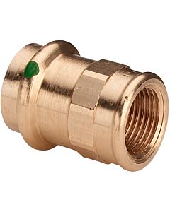 Viega  Übergangsstück Sanpress 2212 22 mm x 1/2" IG, RG, Mehrkant, SC-Contur