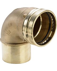 Viega Sanpress XL elbow 353 650 76, 2000 mm, 90 °, gunmetal, spigot end