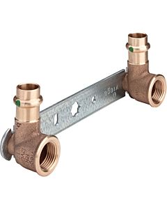 Viega Unité de montage Sanpress 308681 15 mm x Rp 2000 / 2 x 150 mm, bronze à canon ou silicium, SC-Contur