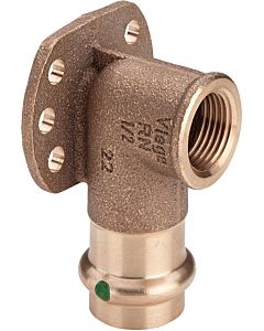 Viega Sanpress Wandscheibe 116057 22 mm x Rp 3/4, Rotguss oder Siliziumbronze, SC-Contur