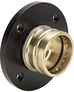 Viega Sanpress XL flange transition 652340 DN 65 x 76, 2000 mm, gunmetal, SC-Contur