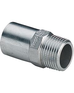 Viega Sanpress Inox Einsteckstück 436711 18mmxR 1/2, Stahl nichtrostend, Mehrkant