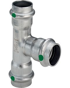 Viega Sanpress Inox Tee 436063 54x35x54mm, acier inoxydable, SC-Contur