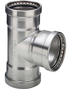 Viega Sanpress Inox XL-T-Stück 482718 76,1 x 76,1 x 76,1 mm, Stahl nichtrostend, SC-Contur