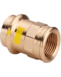 Viega Profipress G pièce de transition 435158 22 mm x Rp 2000 , bronze, SC-Contur, polygone