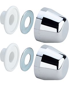Viega Montagesatz 107505 Kunststoff verchromt, Abdeckzubehör für Wand-WC