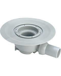 Viega Advantix Badablauf 556945 DN 50, Kunststoff grau, ohne Aufsatz, Ablauf waagerecht