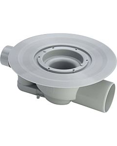 Viega Advantix Grundkörper 284626 DN 70, Kunststoff grau, Ablauf waagerecht, für Badablauf