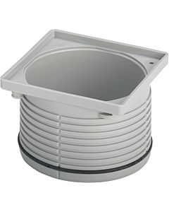 Viega Advantix cadre gerbable 534516 100x100mm, plastique gris, avec cadre en plastique