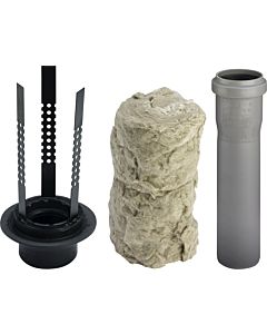 Viega Advantix pipe lead-through 491673 DN 50, plastic gray