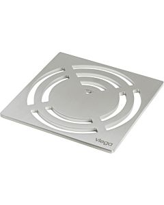 Viega Grille Advantix 492342 Visign RS3, 143 x 143 mm, acier inoxydable massif