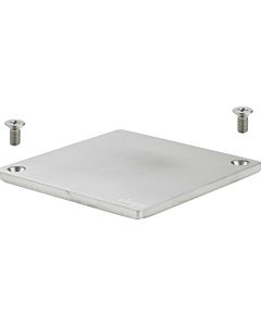 Viega locking plate 648176 94x94mm, solid, stainless steel