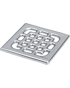 Viega grate 554033 94x94mm, screwable, drawn, stainless steel
