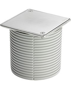 Viega Aufsatz 4934.31 100x100mm, mit Edelstahlrahmen, verschliessbar