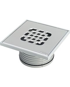 Viega Advantix attachment 555238 150x150mm, screwed, gray plastic