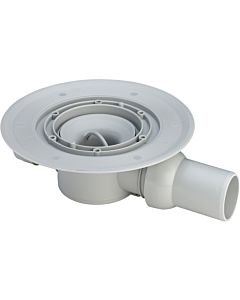 Viega Advantix Badablauf 485412 DN 50, Kunststoff grau, ohne Aufsatz, Ablauf waagerecht