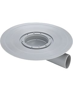 Viega Advantix balcony / terrace drain base body 295929 DN 50, gray plastic, horizontal drain