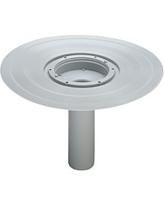 Viega base pour siphon de balcon / terrasse Advantix 626976 DN 100, plastique gris, écoulement vertical