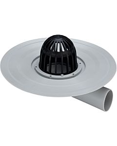 Viega Advantix balcony / terrace drain 289379 DN 50, gray plastic, horizontal drain, with gravel trap