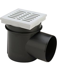 Viega Drain de cave Kellermeister 106003 DN 100, plastique noir, avec siphon