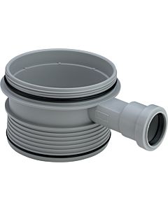 Viega Advantix height adjustment piece 159030 inlet DN 40, plastic gray, with backflow seal