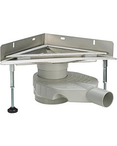 Viega Eckablauf Grundkörper Advantix 592363 gerade, DN 40/50, Edelstahl, Rahmen matt 4972.80