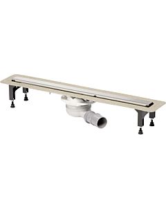 Viega douche Advantix 753177 900 mm, acier inoxydable, orientable avec drain DN40