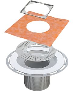 Viega Advantix extension element 489045 150 x 150 mm, stainless steel, with protection