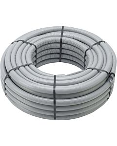Viega Raxofix Mehrschichtverbund-Rohr 648114 25x2,7mm, 25 m Ring, Kunststoff grau, Dämmung 9mm