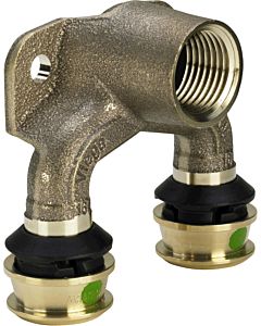 Viega Raxofix rondelle double paroi 645953 16mmxRp 1 / 2x20mm, bronze de silicium, avec SC-Contur