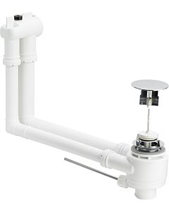 Viega Ab-/Überlauf-Kombination 671471 G 1 1/4x60mm, Kunststoff verchromt, mit Überlauffunktion für Waschtisch