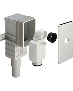 Viega piège à odeurs 553777 G 2000 2000 /4 x 50/40 mm, encastré, plastique chromé